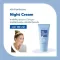 Night Cream Giffarine Night Cream Blue New Blue Cream Nourish Before bed cream mixed, Hyaluron, flexible, moist, firm, firm